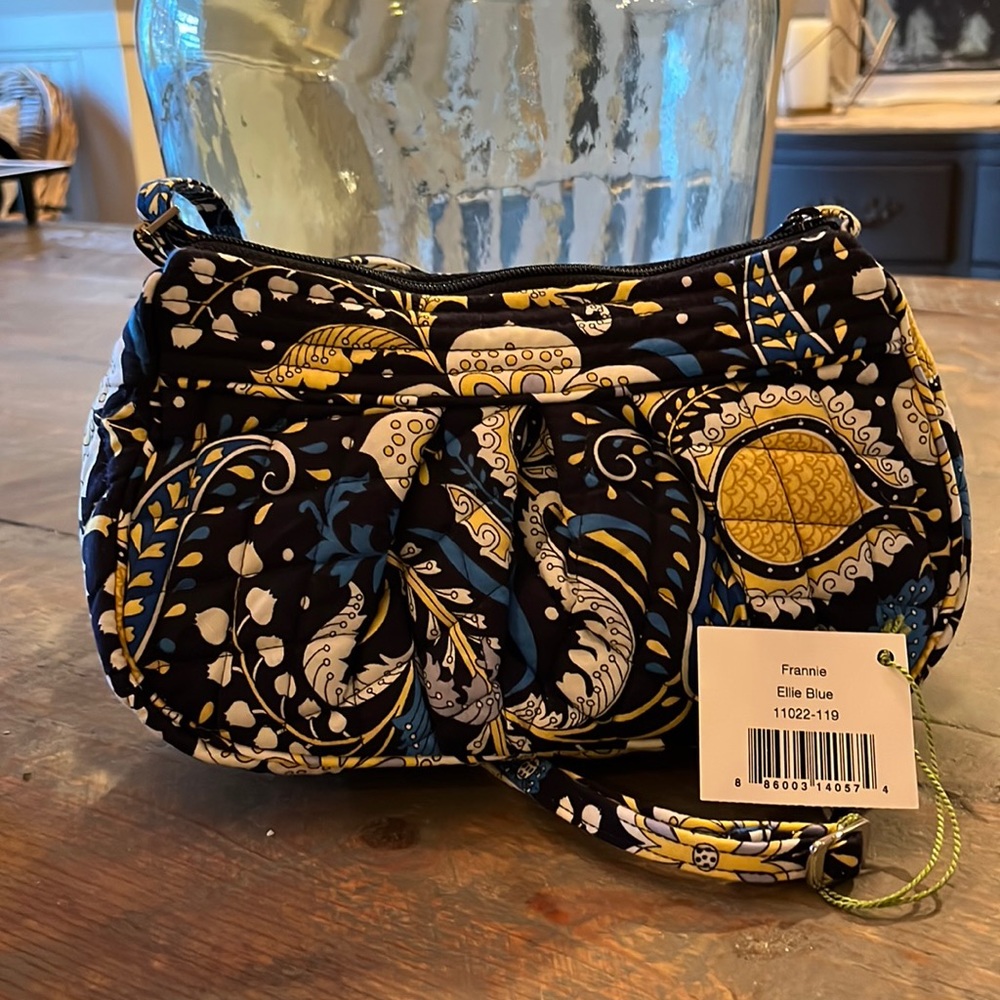 NWT Vera Bradley purse - Frannie in Ellie Blue